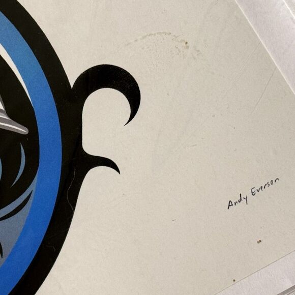 Andy Everson Wave Dancer Dolphin 2005 Art Print 6 x 9 Approx bv - Picture 2 of 5